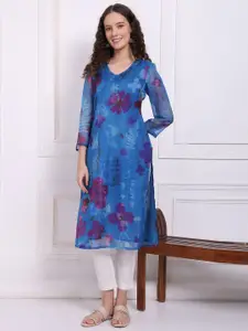 W Women Floral Printed Kurta
