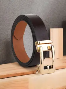 Provogue Men Textured Leather Formal Belt