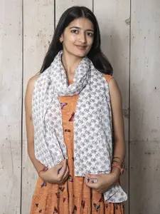 Contrast Living Women Pure Cotton Printed Scarf