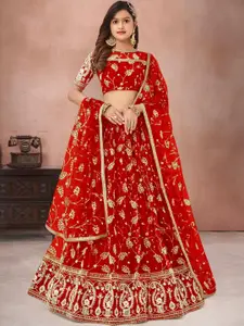 F Plus Fashion Multi Net Lehenga Choli