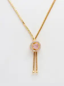 Arudhras fashion jewels Gold-Plated Brass Necklace