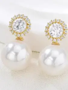 DIVASTRI Gold Alloy Earrings