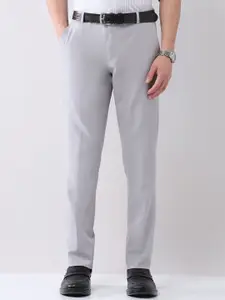 AD By Arvind Men Slim Fit Formal Trousers