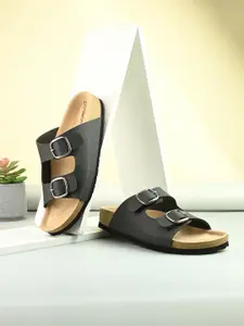 CORSICA Women Slip-On Open Toe Casual Flats