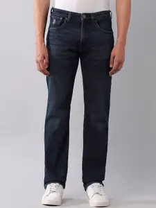 U.S. Polo Assn. Denim Co. Men Straight Fit Mid-Rise Light Fade Non Stretchable Jeans