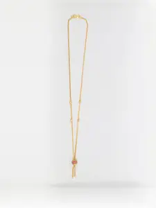 Arudhras fashion jewels Gold-Plated Brass Necklace