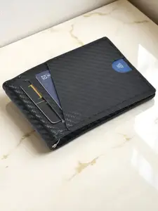 Provogue Men Textured Two Fold Wallet