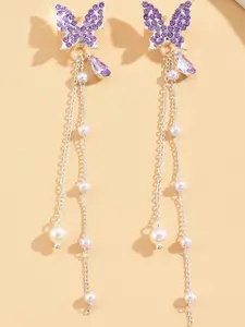 DIVASTRI Silver Alloy Earrings