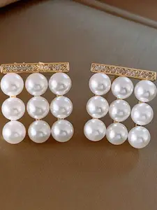 DIVASTRI Gold Alloy Earrings