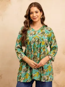 Mialo fashion Floral Print Empire Kurti