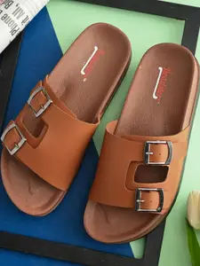 The Roadster Lifestyle Co. Women Tan Open Toe Flats