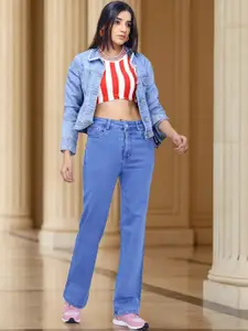 DressBerry Fuchsia Cotton Jeans