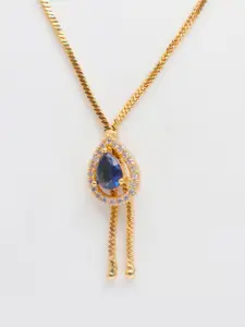 Arudhras fashion jewels Gold-Plated Brass Necklace