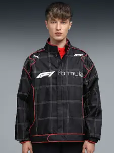 PUMA Motorsport Checked Outdoor F1 Lifestyle Racing Sporty Jacket