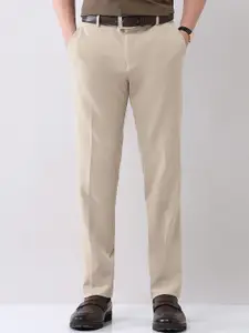 AD By Arvind Men Slim Fit Formal Trousers