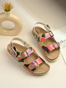 CORSICA Women Open Toe Flats with Buckles