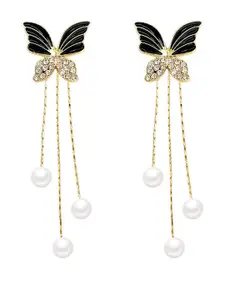 DIVASTRI Gold Alloy Earrings