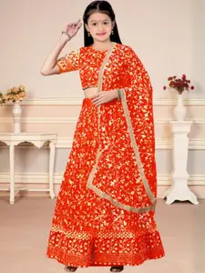 F Plus Fashion Purple Net Lehenga Choli