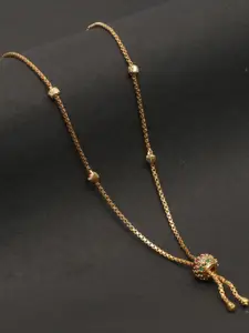 Arudhras fashion jewels Gold-Plated Brass Necklace