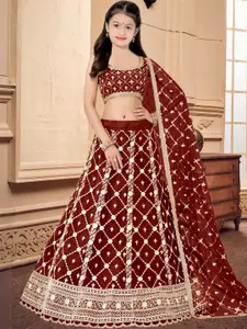 F Plus Fashion Multi Net Lehenga Choli