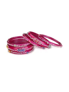 SOMIL Pink Alloy Bangle