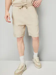 max Men Regular Fit Mid-Rise Shorts