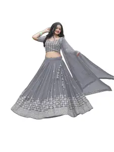 F Plus Fashion Multi Net Lehenga Choli