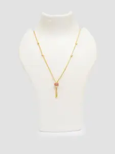 Arudhras fashion jewels Gold-Plated Brass Necklace