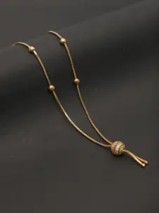 Arudhras fashion jewels Gold-Plated Brass Necklace