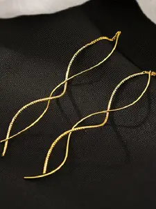 DIVASTRI Gold Alloy Earrings