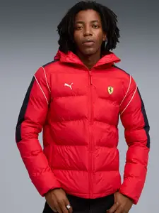 PUMA Motorsport Men Ferrari MT7 Ecolite Hooded Puffer Jacket