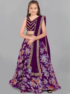 F Plus Fashion Blue Net Lehenga Choli