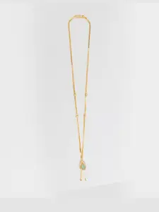 Arudhras fashion jewels Gold-Plated Brass Necklace