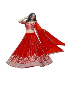 F Plus Fashion Multi Net Lehenga Choli