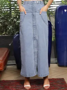 plusS Straight Maxi Skirt