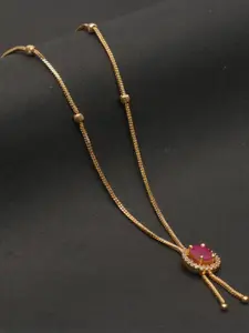 Arudhras fashion jewels Gold-Plated Brass Necklace