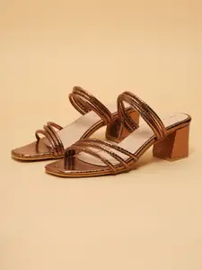 ERIDANI Women Elaina Metallic Heels