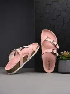 CORSICA Women solid Open Toe Flats