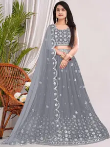 F Plus Fashion Yellow Net Lehenga Choli