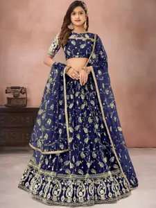 F Plus Fashion Multi Net Lehenga Choli