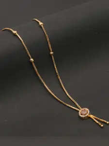 Arudhras fashion jewels Gold-Plated Brass Necklace
