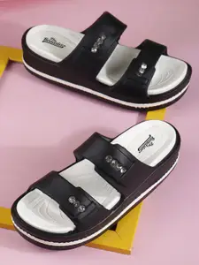 The Roadster Lifestyle Co. Women Embellished Casual Sliders