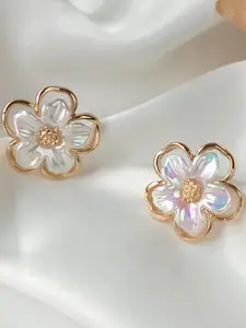 DIVASTRI Gold Alloy Earrings