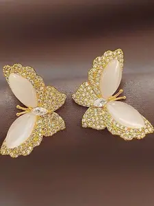 DIVASTRI Gold Alloy Earrings