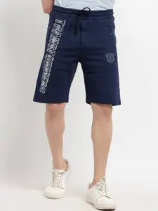 Status Quo Men Typography Printed Mid-Rise Regular Shorts