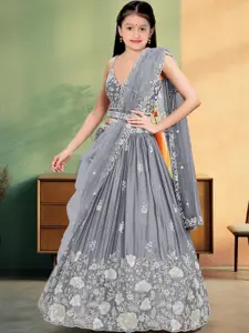 F Plus Fashion Pink Net Lehenga Choli