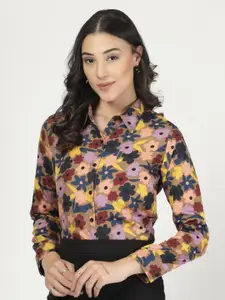 Style Quotient Women Smart Regular Fit Floral Printed Casual Shirt