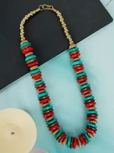 Bamboo Tree Jewels Necklace