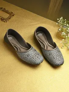 KARADDI Grey Confortable & Lightweight Flats