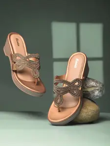 Bata Women Lightweight Embellished Heel Sandals